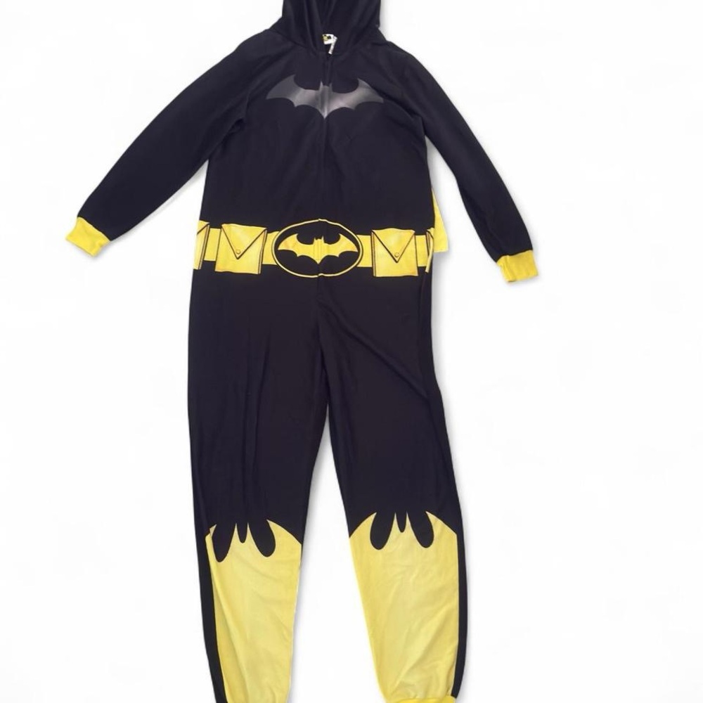 Black and Yellow Superhero Costume Jumpsuit bargirl
